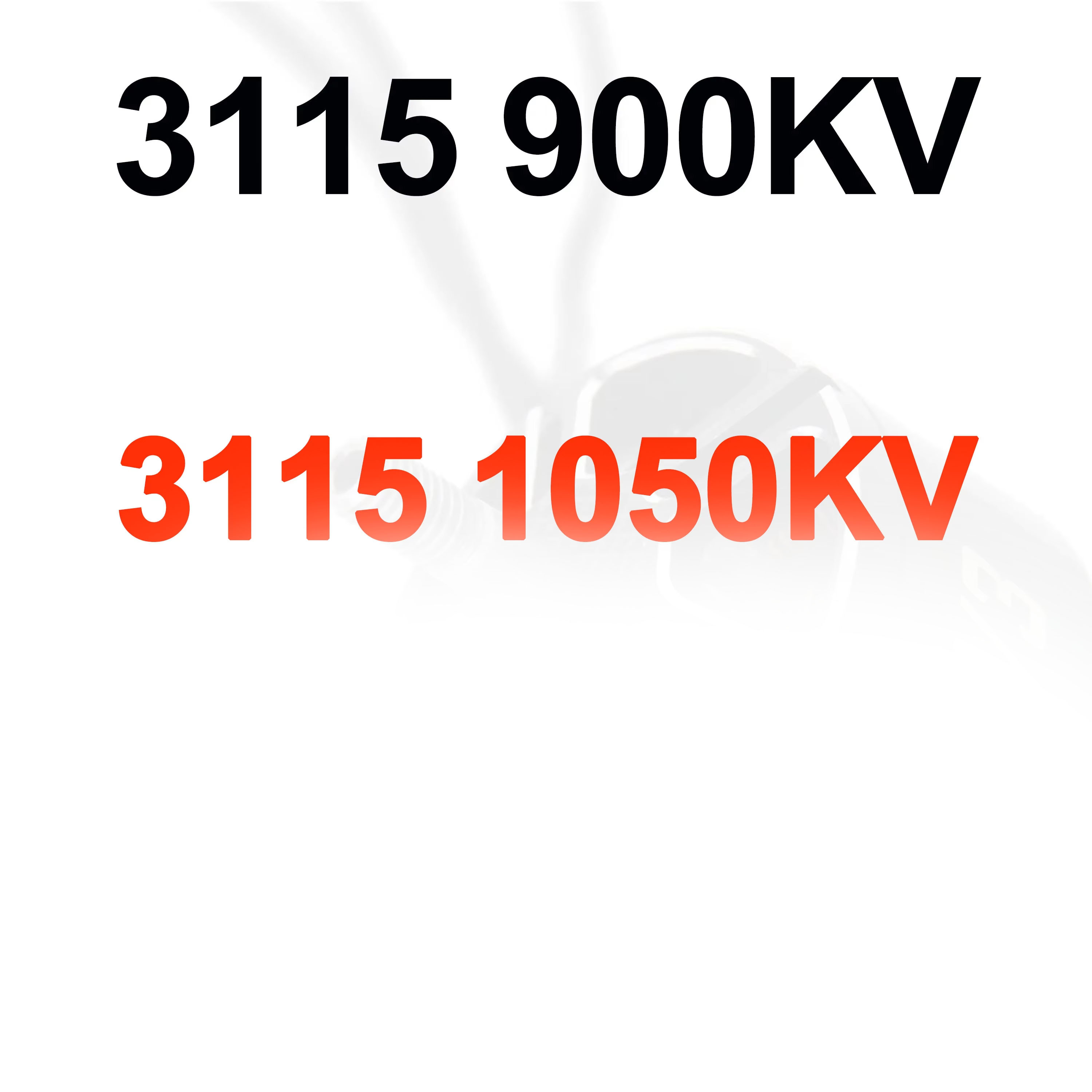 Quadcopter Frame - 1/2/4 SZT. 3115 900KV 1050KV 3-6S