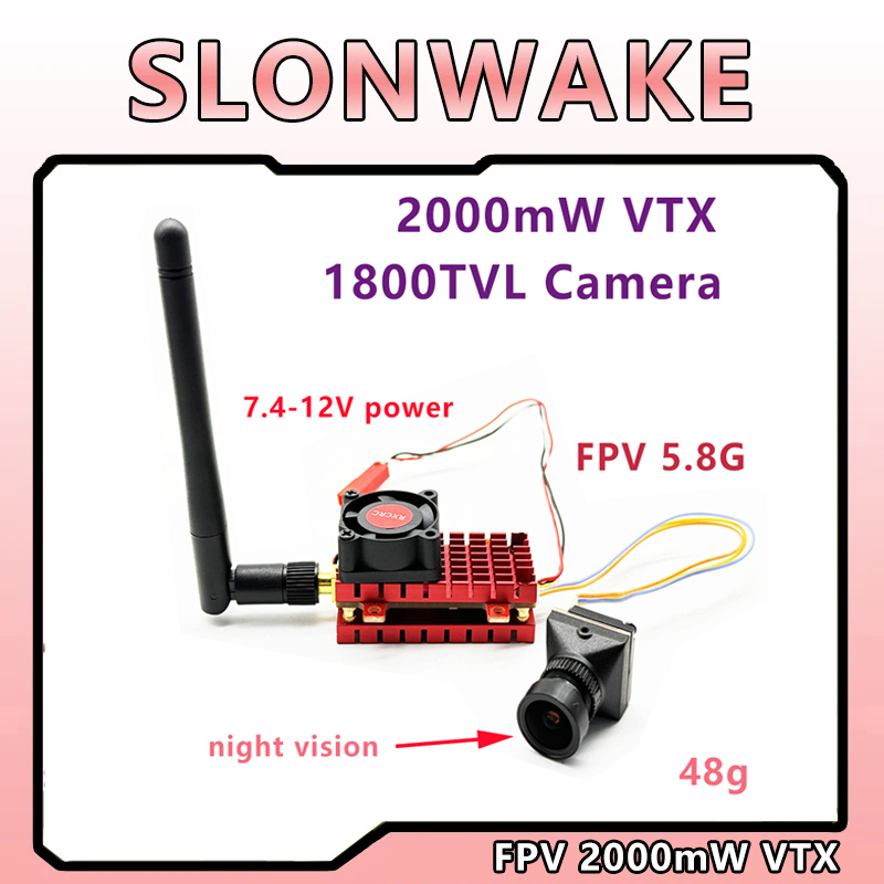 Quadcopter Frame - SLONWAKE 2W 2000mW 5.8G VTX Nadajnik
