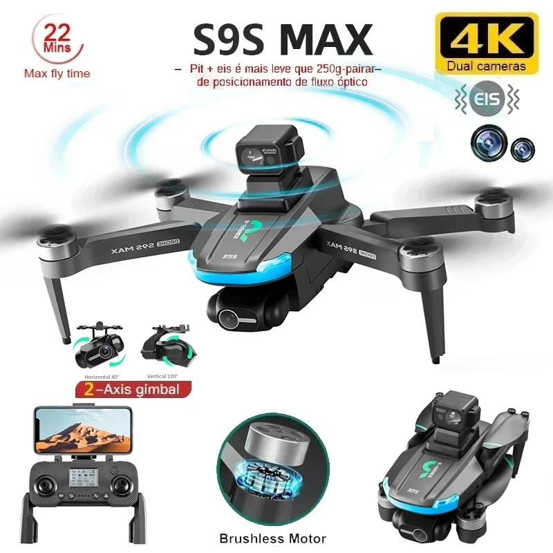 Drone Rc Cable - NOWOŚĆ S9S MAX MINI Drone 4K