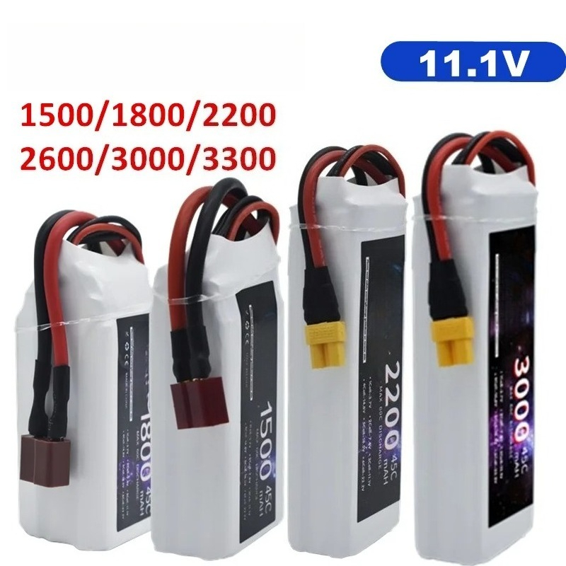 Drone Rc Race - Akumulator LiPo 3S 1500mAh 1800mAh 2200mAh