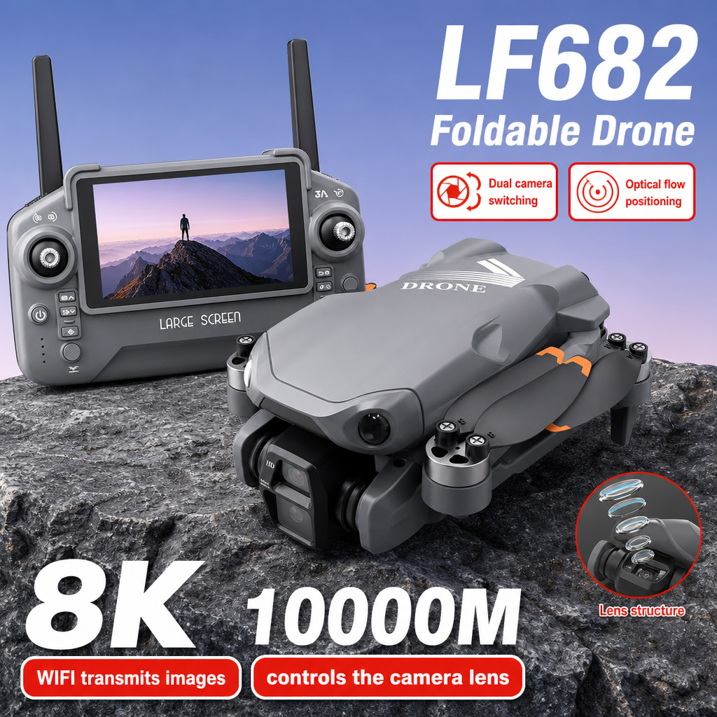 Drone Rc Cable - Zdjęcia lotnicze z drona LF682, 8K