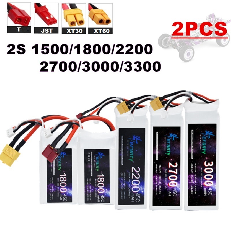 Drone Rc Race - 2 sztuk 7.4V Lipo 2S bateria