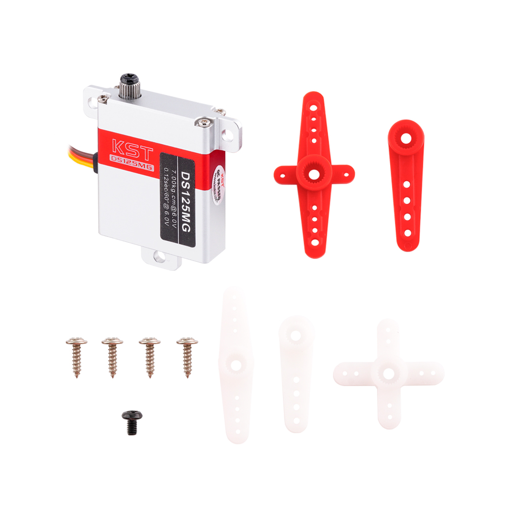 Rc Wing Glider - Serwo cyfrowe KST DS125MG 6V 10mm