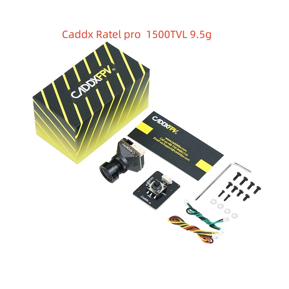 Caddx Fpv Camera - CADDX Ratel Pro 1500TVL 9.5g Ultralekka