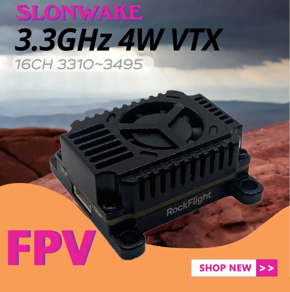 SLONWAKE FPV 3.3G 16CH 4000mW  – - Remote Control (Rc) Drone recenzja i cena