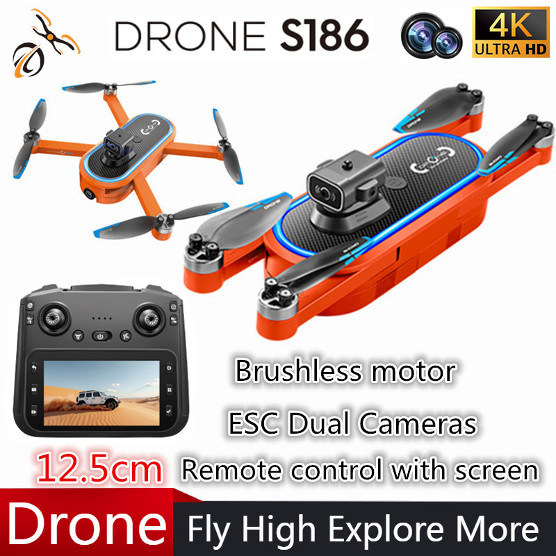 Dron 2025 S186 Profesjonalny 4 – Drone Rc Cable recenzja i cena