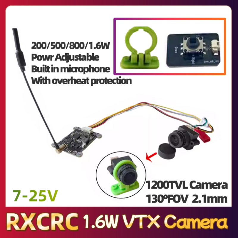 Moduł RXCRC 5.8G 48CH 1.6W VTX – - Remote Control (Rc) Drone recenzja i cena