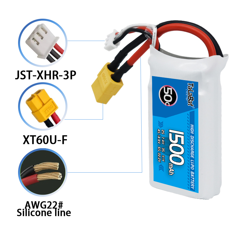 3 szt. TalaBat 50C 1500mAh 7.4 – Drone Zll Rc recenzja i cena