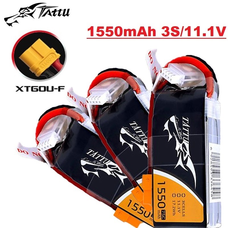 TATTU 3S 11.1V 1550mAh 75C bat – Drone Zll Rc recenzja i cena